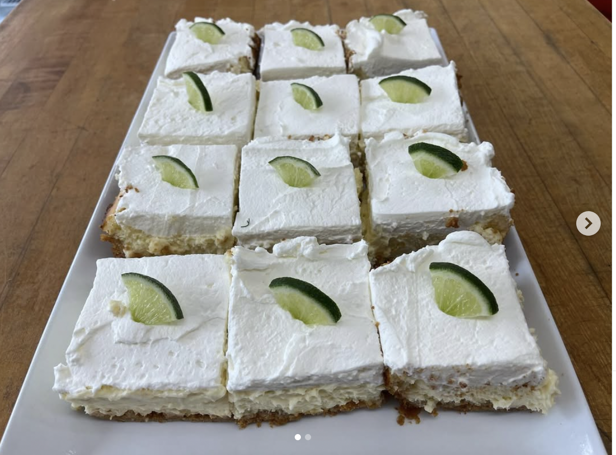 Key Lime Cheesecake Squares