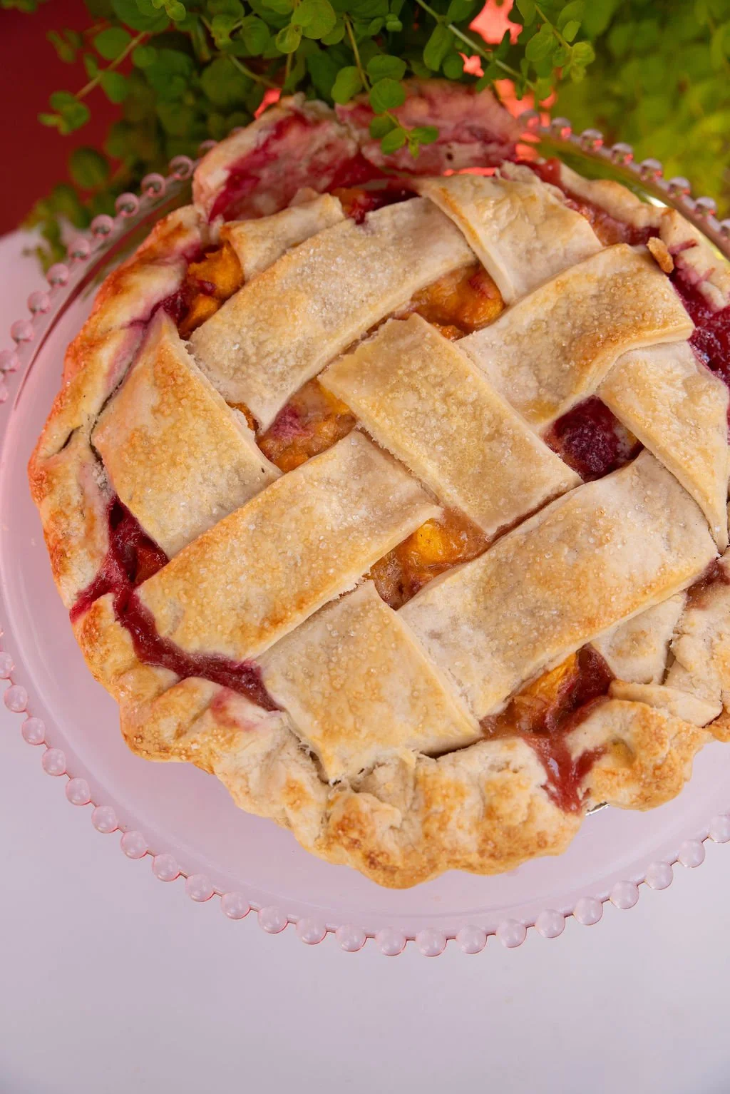 Peach Raspberry Pie