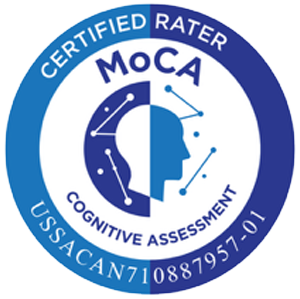 Montreal Cognitive Assessment (MoCA) certified rater badge