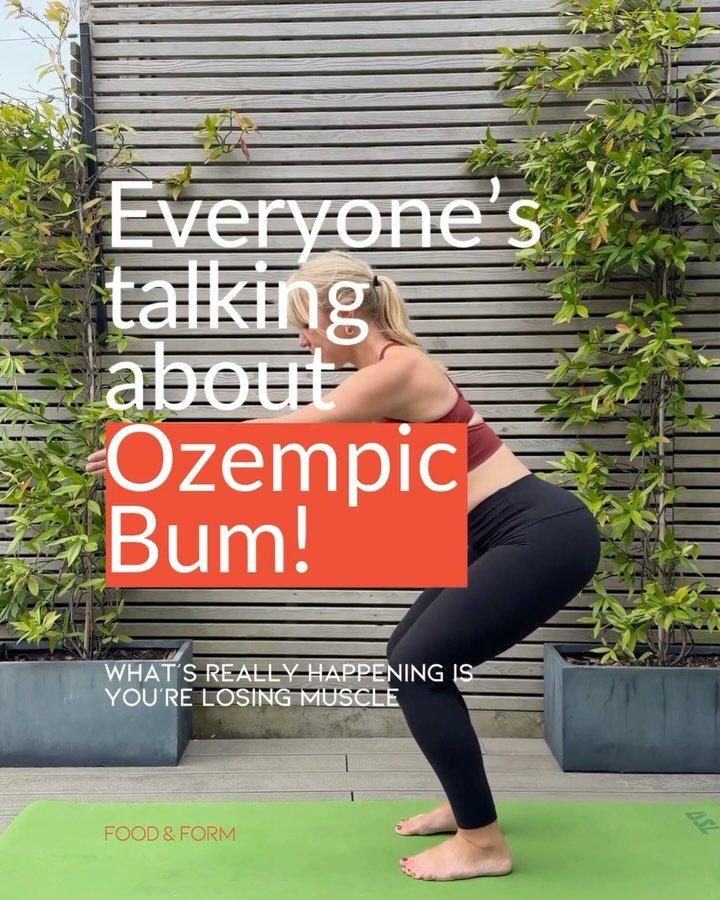 &ldquo;Ozempic bum&rdquo; has a name now, but what&rsquo;s really going on is muscle loss.

When you lose weight fast on a GLP-1, a lot of what comes off can be muscle rather than fat, unless you give your body a reason to hold on to it. Your glutes 