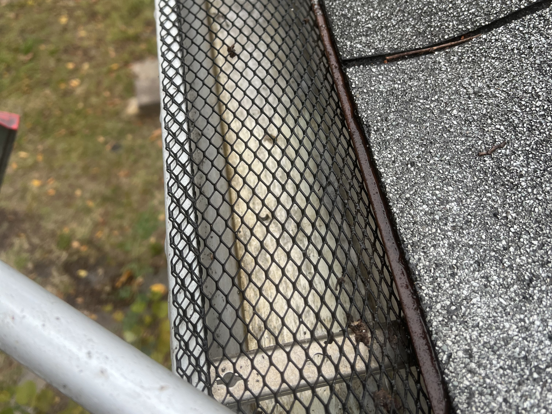 Gutter guard installation on a residential gutter system by Gutter Solution LLC in Kansas