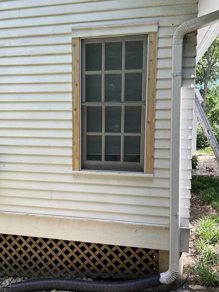 If there's damage behind the gutters, we address it as part of the job.