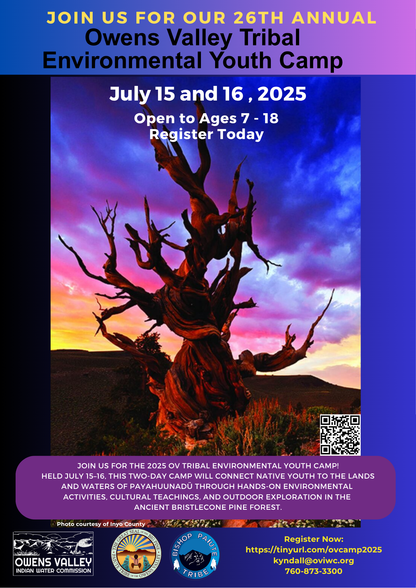 Owens Valley Tribal Environmental Youth Camp