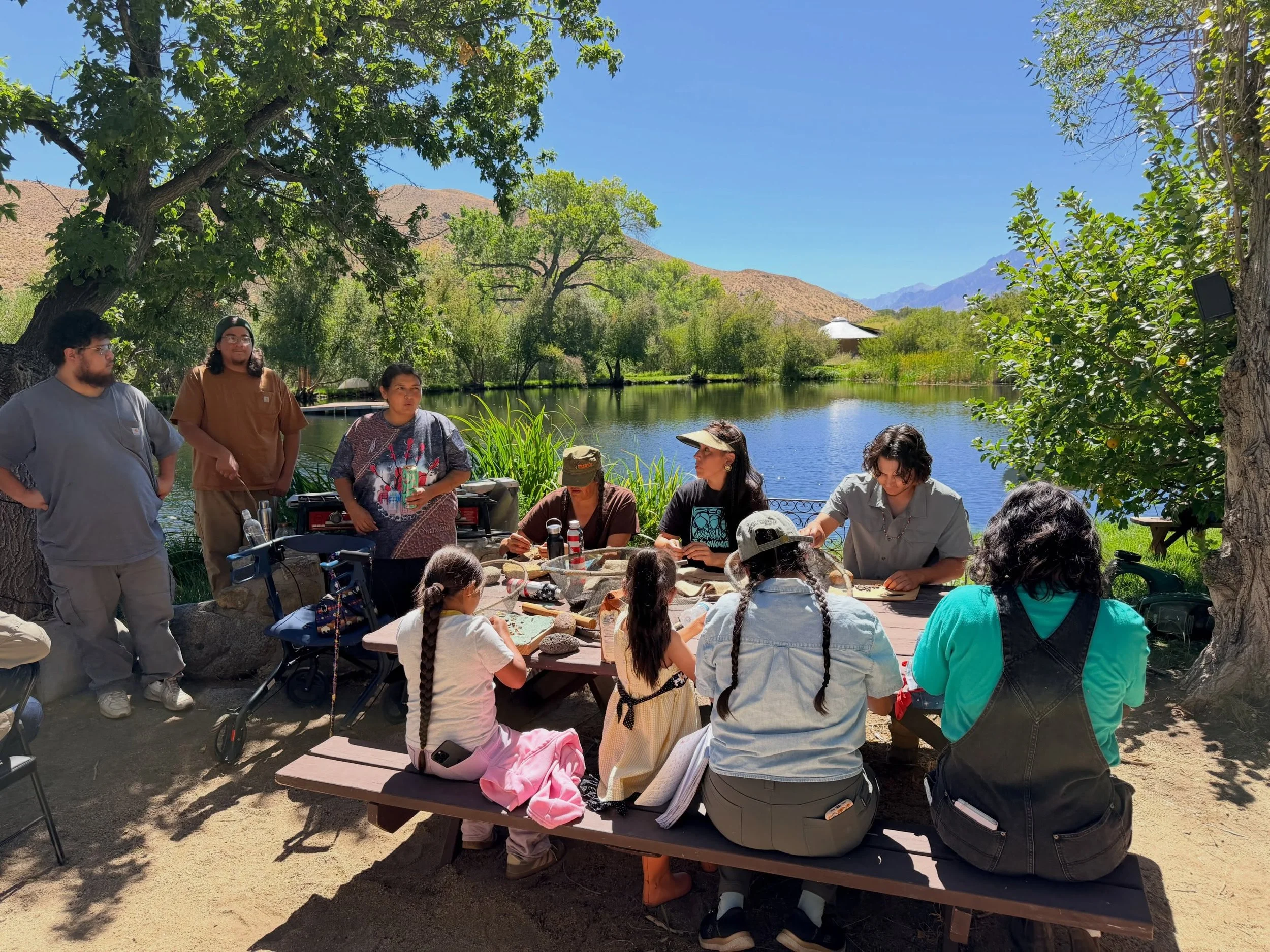 Feeling deeply blessed for all our relatives who joined us on the land for our first Nation Builders Youth Summit with @indigenousfuturessociety! Special thanks to @j_neenzs and @young_elder.berry for supporting in the planning of such a powerful eve