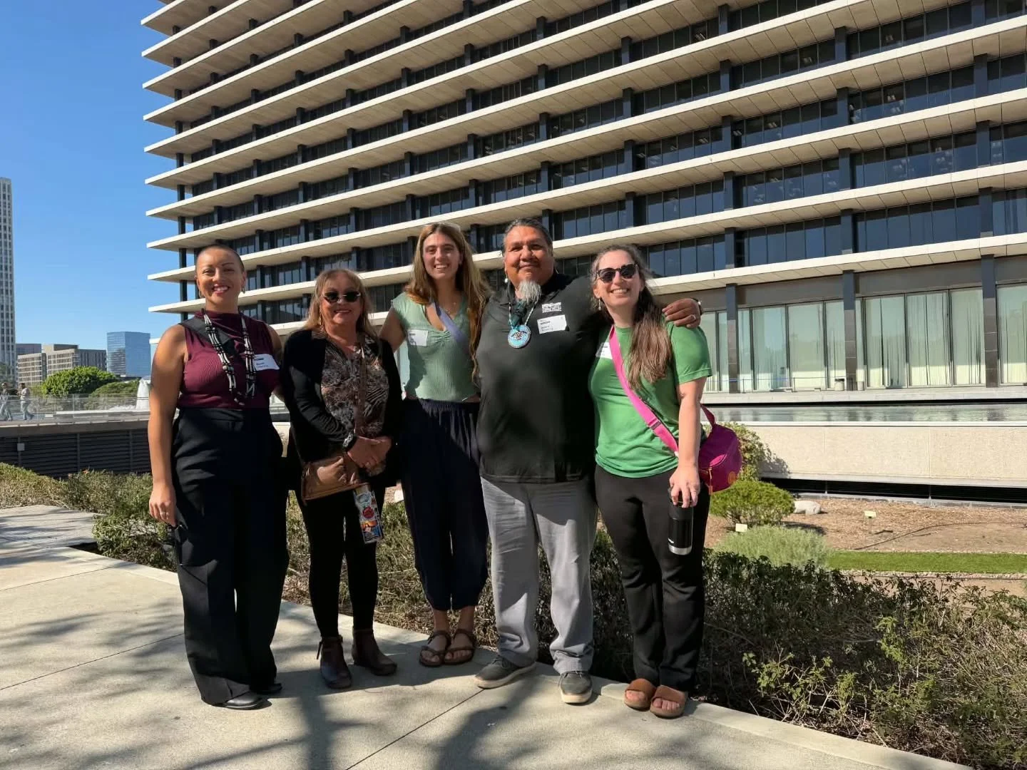 OVIWC staff and organizational kin make our voices heard at Los Angeles Department of Water and Power Board (LADWP) public board meetings. We ask LADWP for one thing: a simple letter committing to engaging in good-faith negotiations with the tribes i