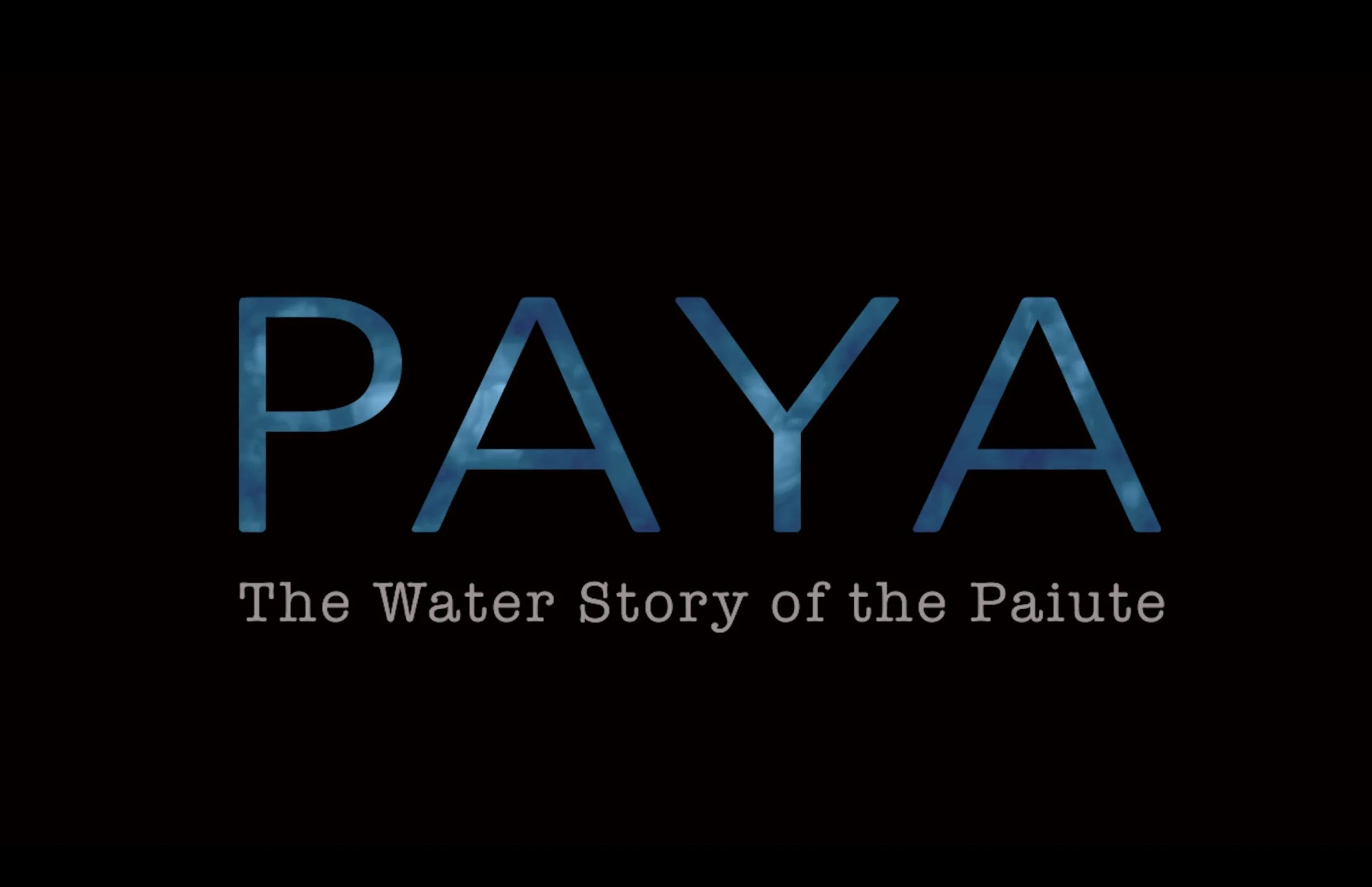Paya: The Water Story of the Paiute