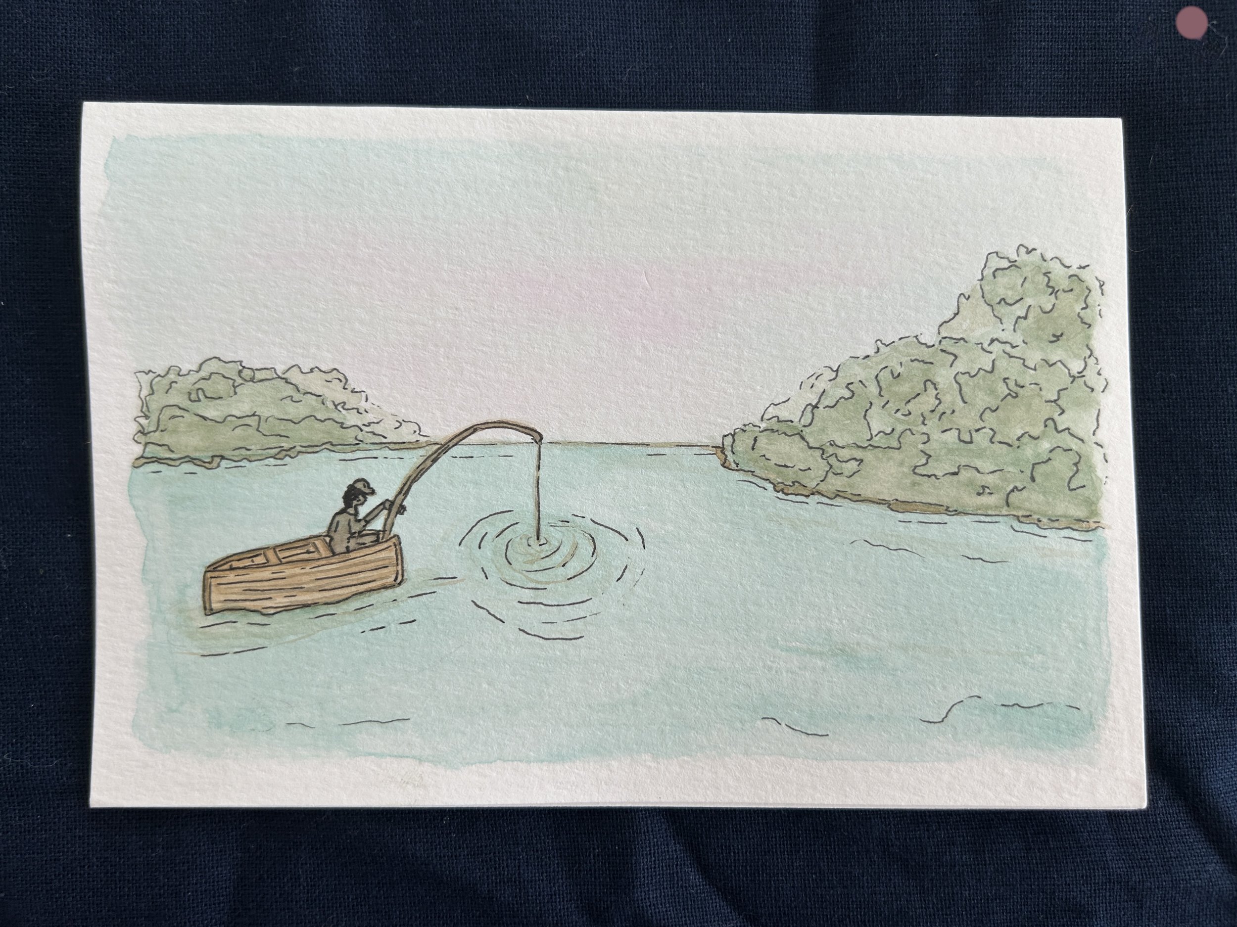 Lake Fishing at Sunset_Navy2.JPG