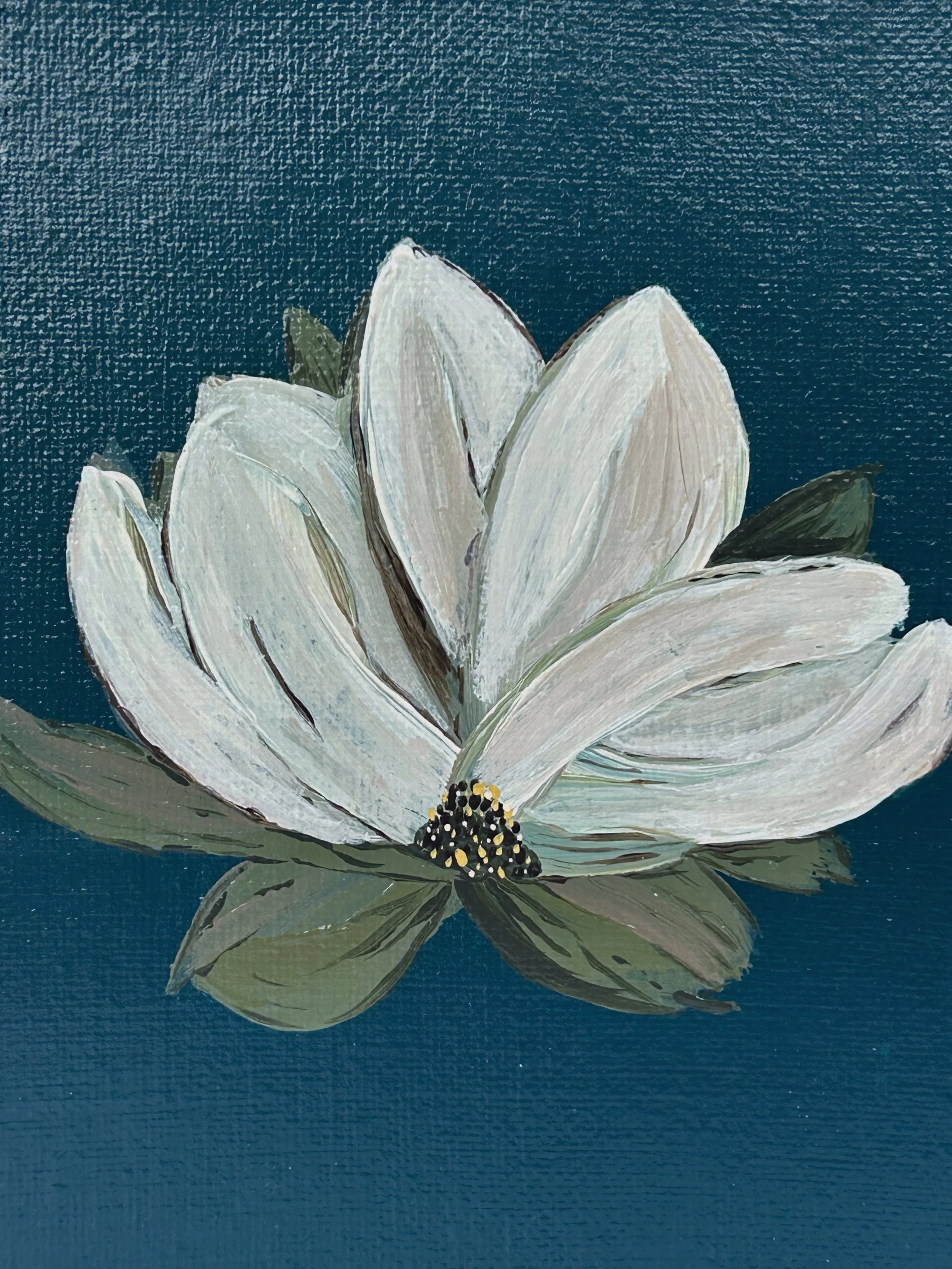 SOFT OPEN: Original Acrylic Painting, 6 x 6