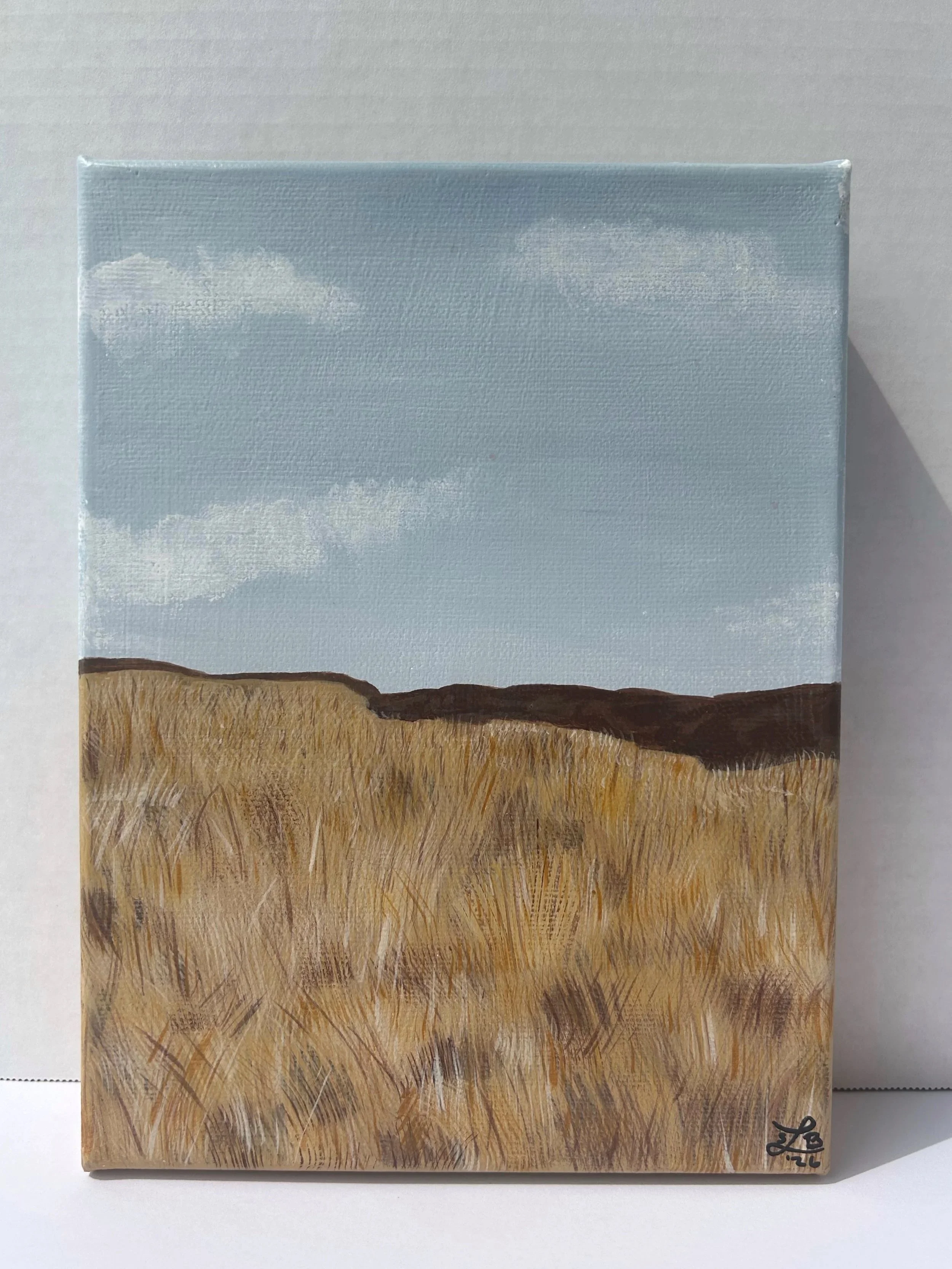 Late Summer: Original Acrylic Painting, 6 x 8