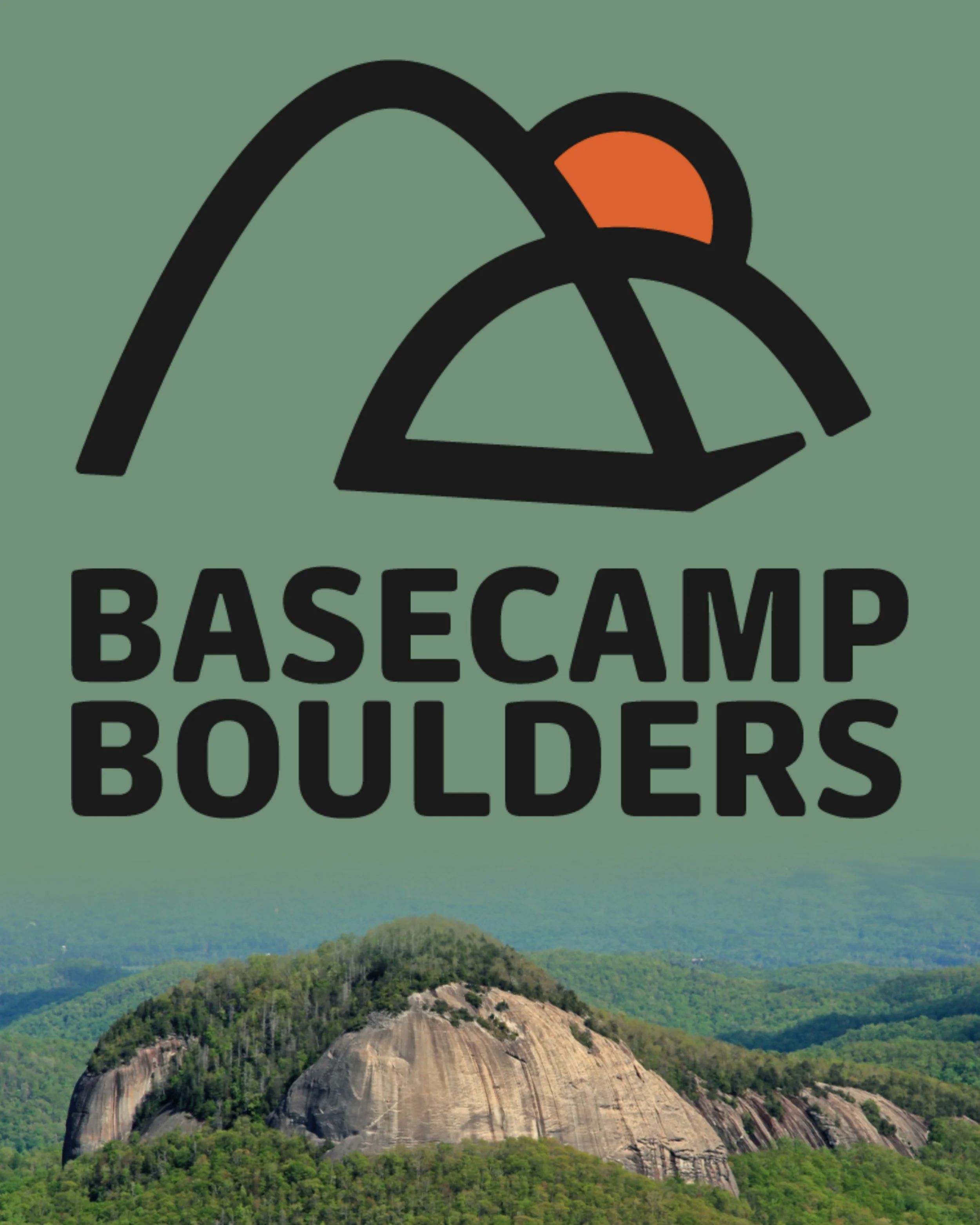 New Basecamp logo just dropped compliments of Harness Consulting! Inspired by alpine starts at the base of Looking Glass Rock, we hope you like the new look of Basecamp as much as we do. Expect to see this on some great appearal coming soon! PC: Alan