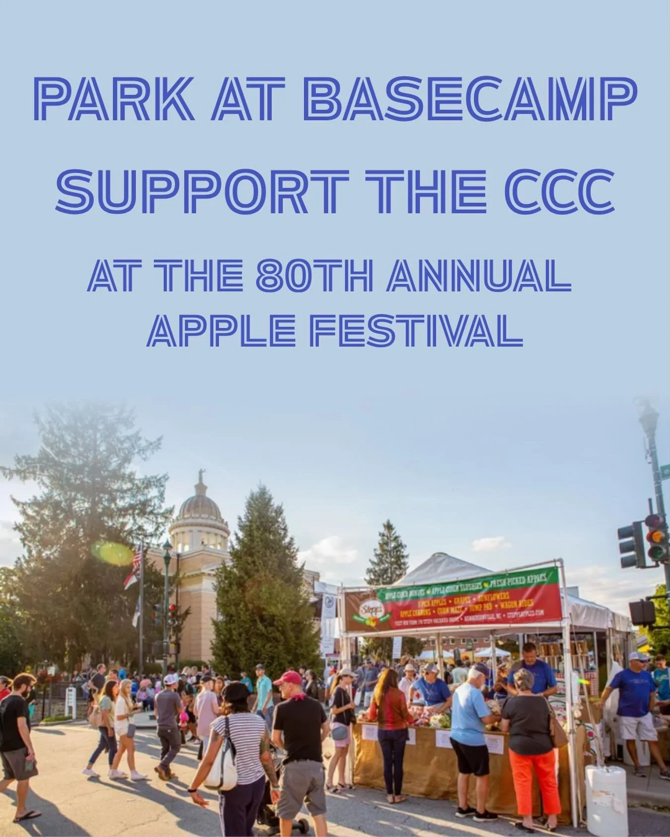 Hendersonville&rsquo;s biggest party of the year is this Labor Day weekend! Park at @basecampboulders and 10% of all proceeds will go to the @carolinaclimberscoalition 

Spots will only be sold on-site so head on over to 417 South Main Street each da