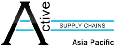 Logo of Astro Supply Chains Asia Pacific with stylized letter A and blue lines