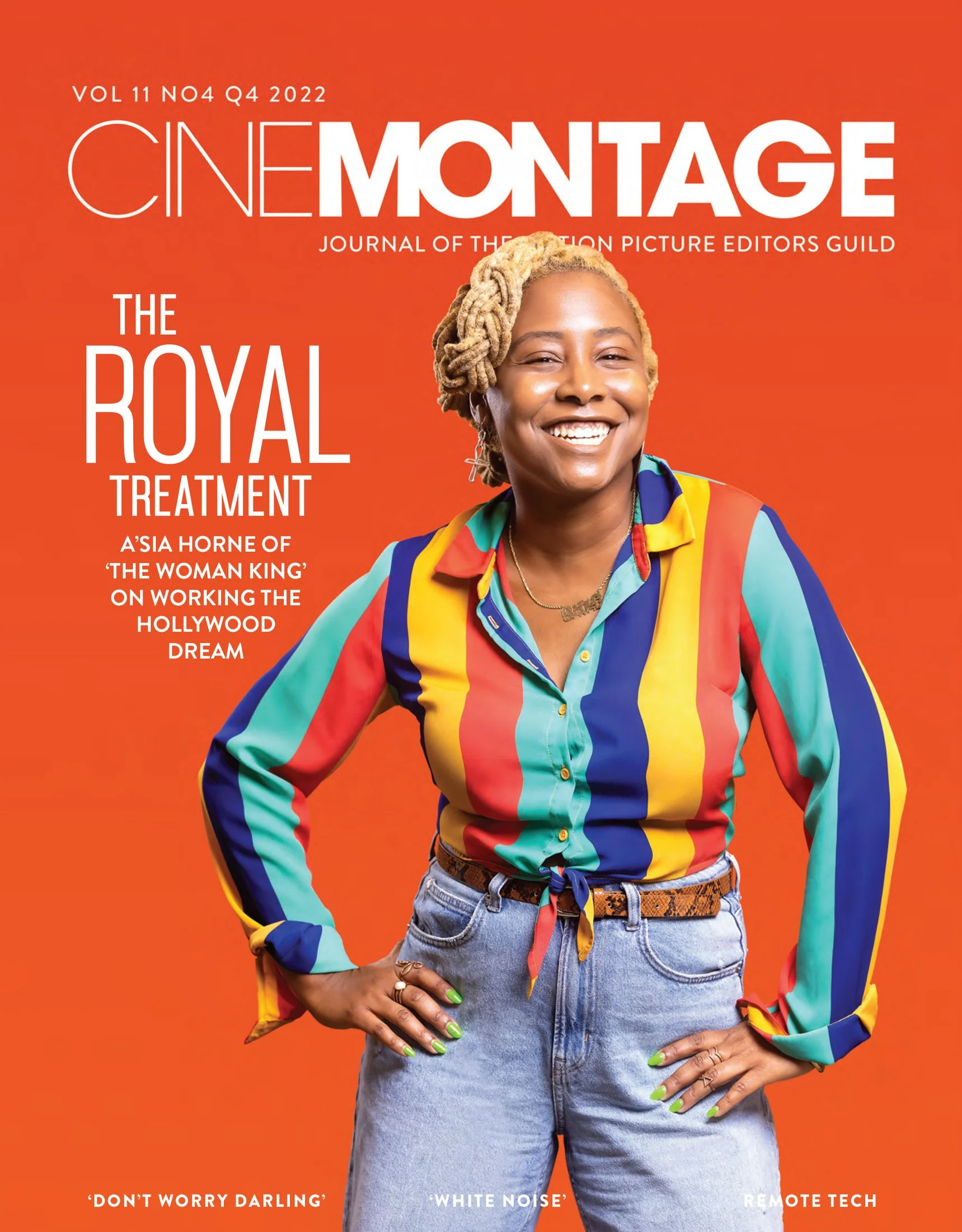 Cinemontage Magazine Cover - Photo by Mark Edwards