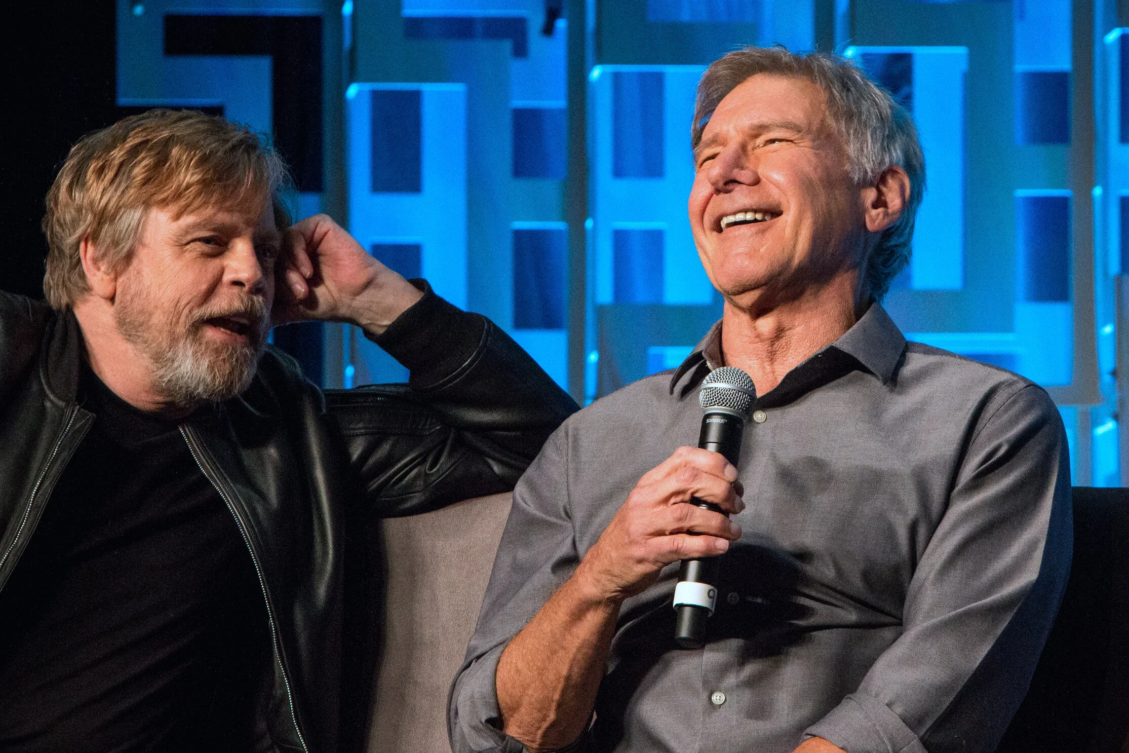 Mark Hamill and Harrison Ford at Star Wars Celebration Orlando - Photographed by Mark Edwards.