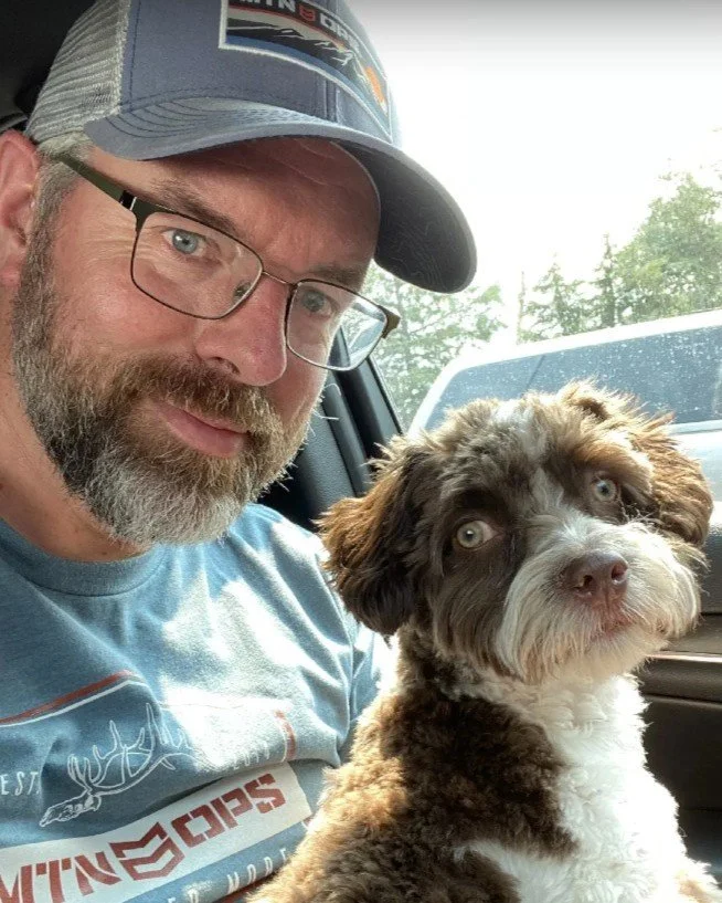 Loren with Huck