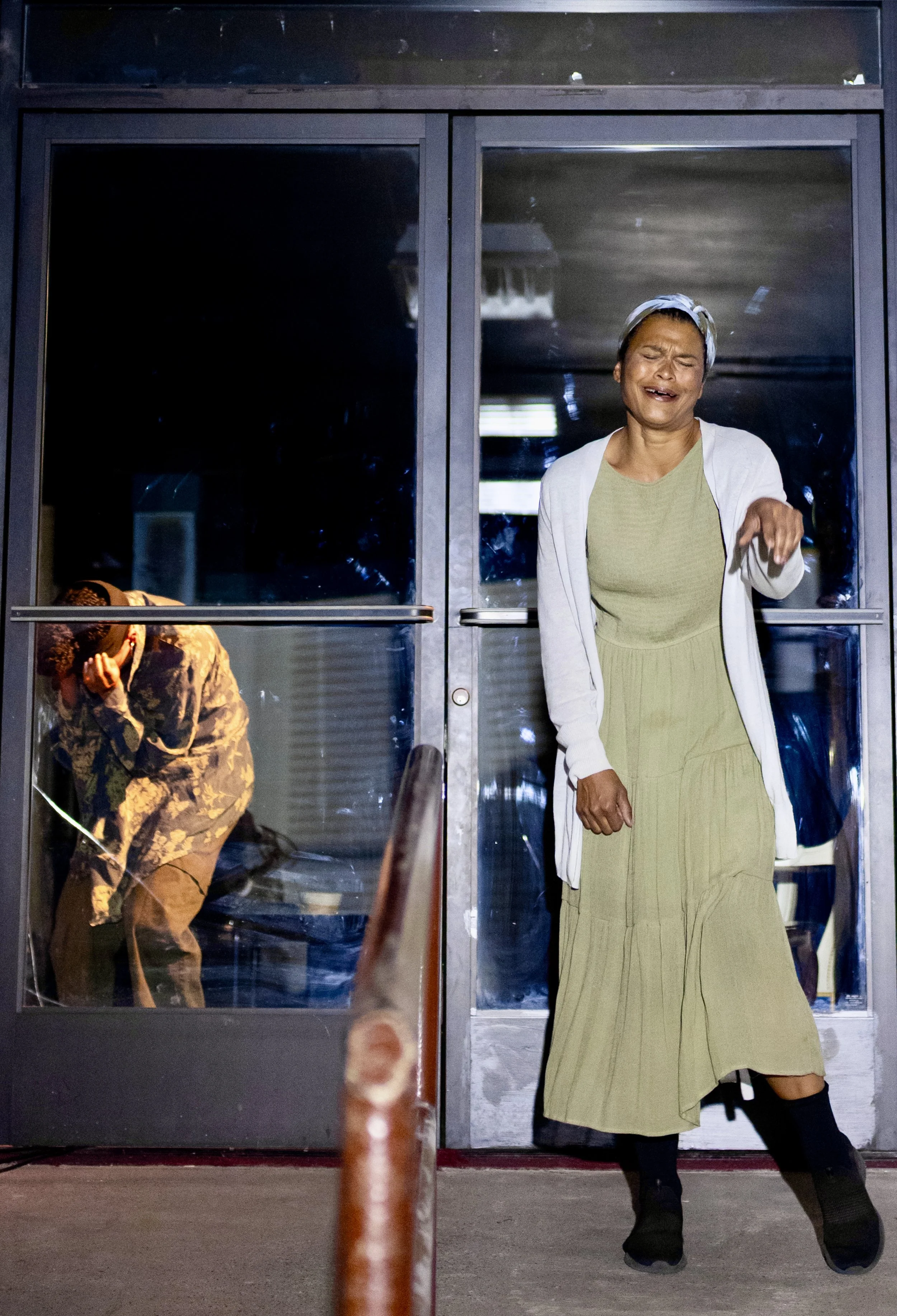 With Marcella Lewis in "Quiet As It's Kept" co-choreographed site-specific performance for Indoor.Swapmeet L.A.  2026