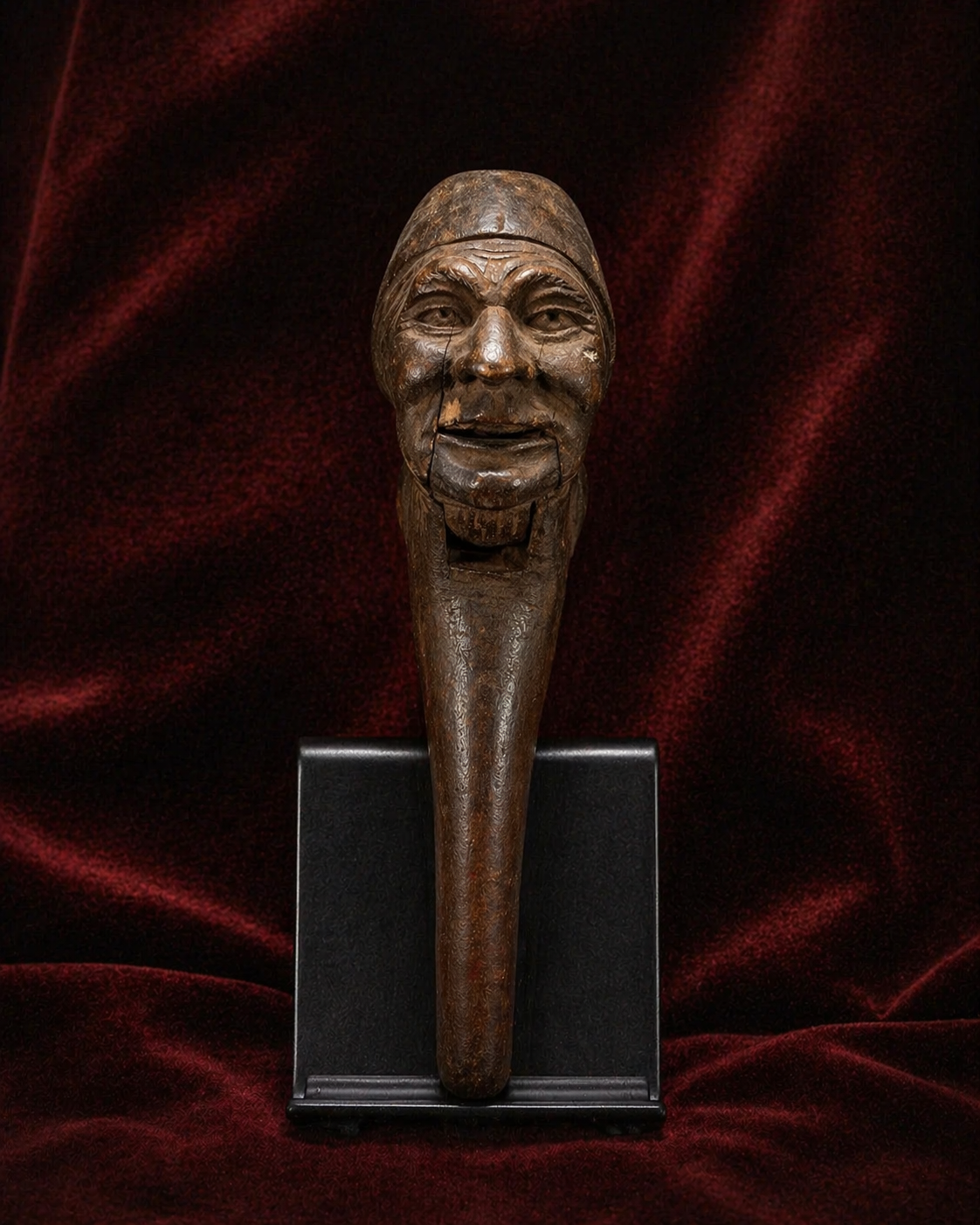 Antique Hand Carved Black Forest Nutcracker