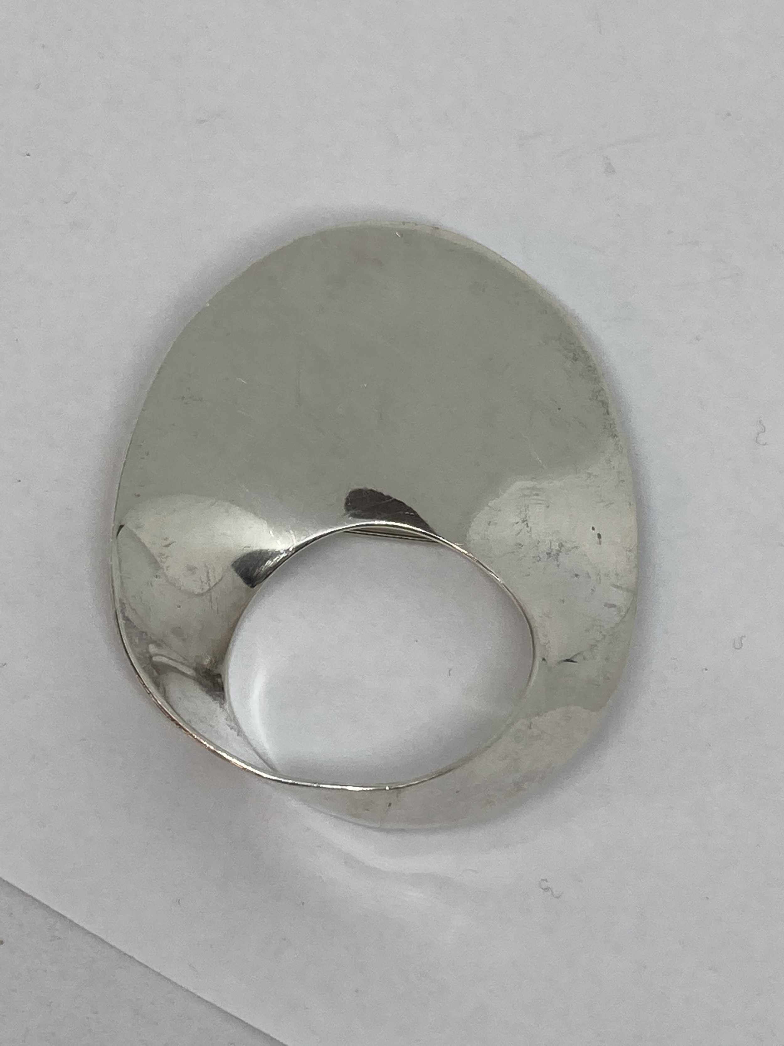 Abstract Mexican Sterling Silver Pin/Brooch Circa 1975