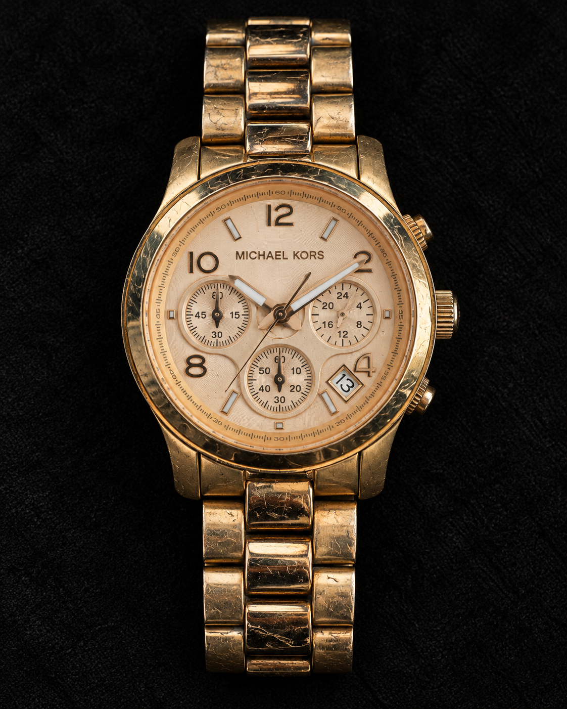 Michael Kors Runway Chronograph in Rose Gold