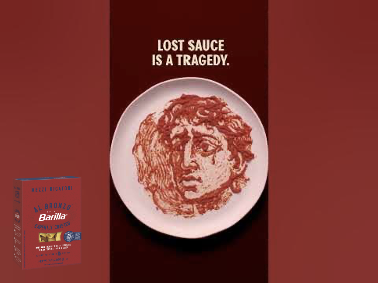 BARILLA PASTA - AL  BRONZO 'SCARPETTA':  Americans tend to give all the credit to the sauce, assuming any pasta will do—so paying more for premium pasta didn’t feel worth it.
Our job was to flip that. We showed that Al Bronzo’s real magic is its bron