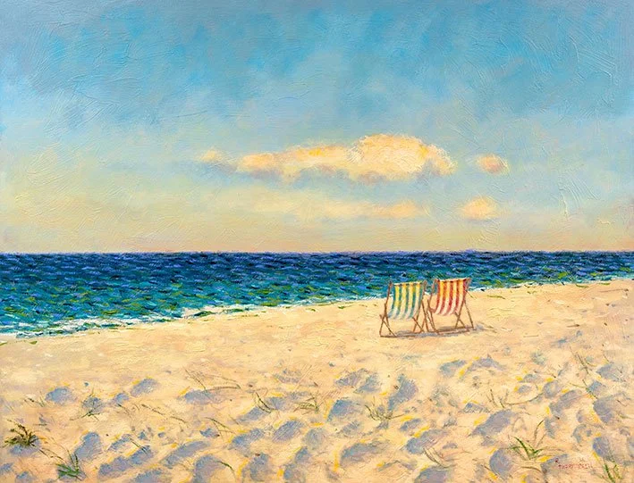 A praia, 100 x 130