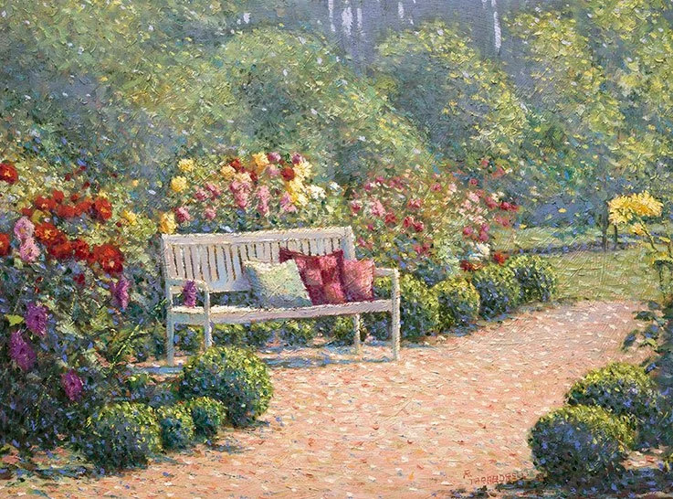 Meu jardim de dálias, 60 x 80
