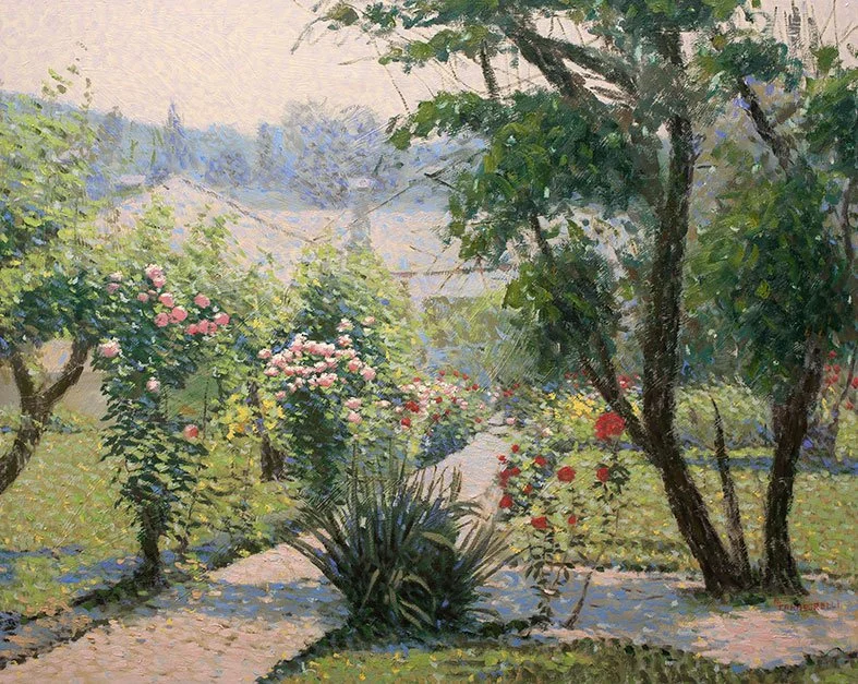 Roseiras ensolaradas, 80 x 100