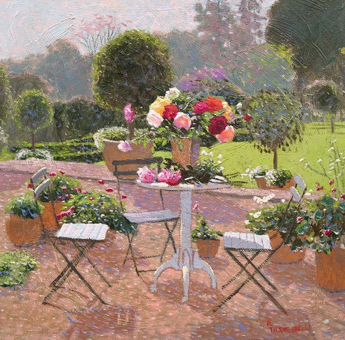 Pátio florido, 60 x 60