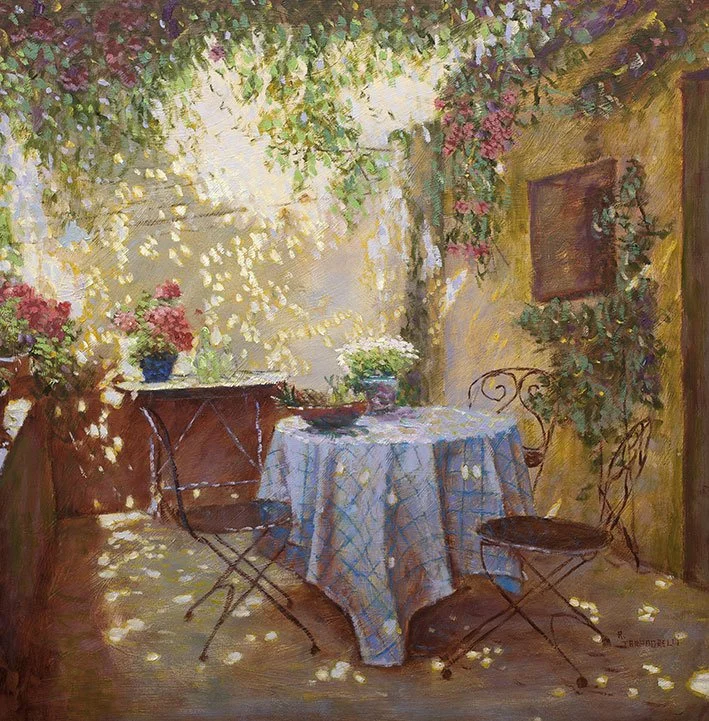 Luz no pátio, 80 x80