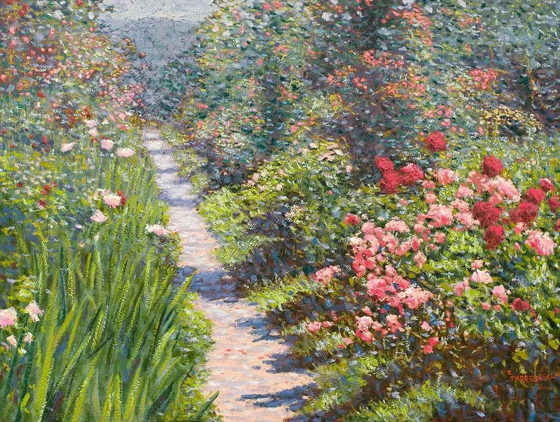 Caminho florido, 60 x 80
