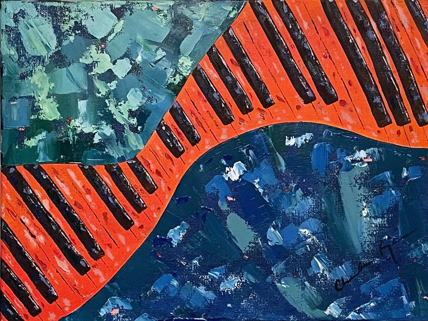 Undercurrent 12" x 16"