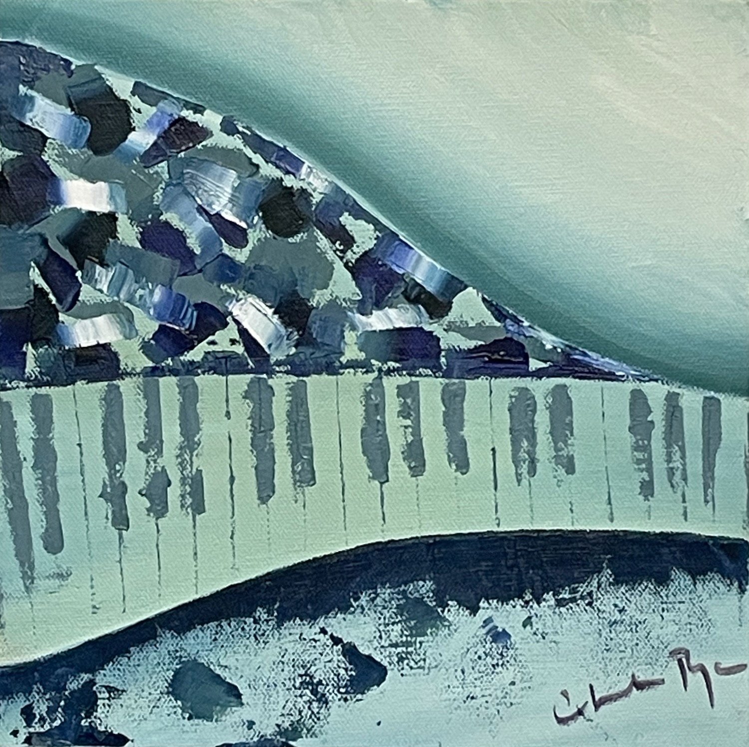 Wave 10" x 10"