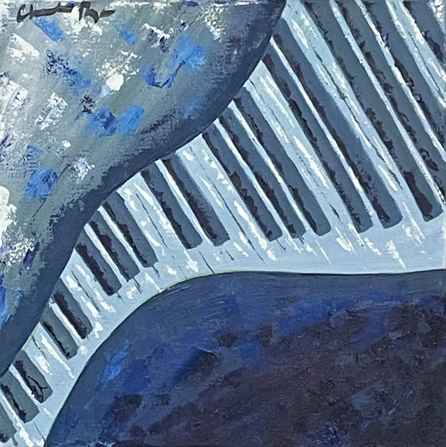 Blue 10" x 10"