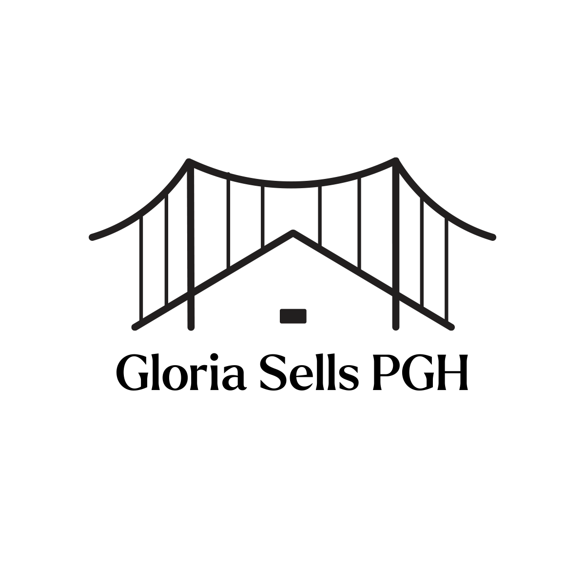 Line drawing of the Golden Gate Bridge with an American flag in front, set against a background of a cityscape and ocean
