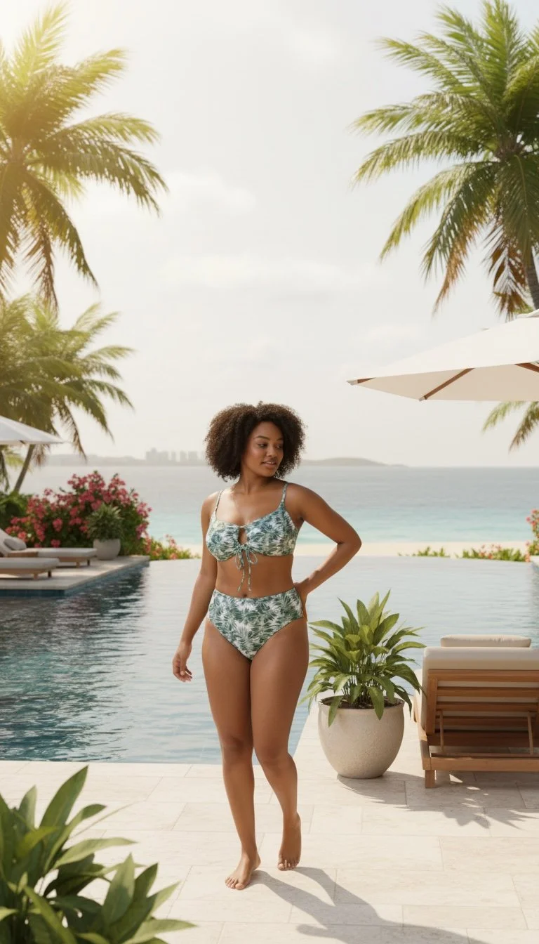 Palm Haven Bikini Set