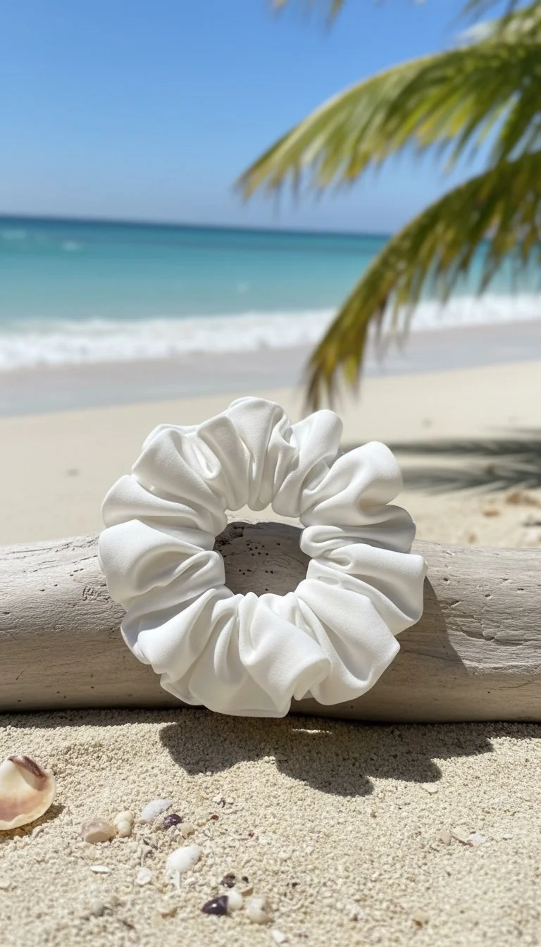White Scrunchy