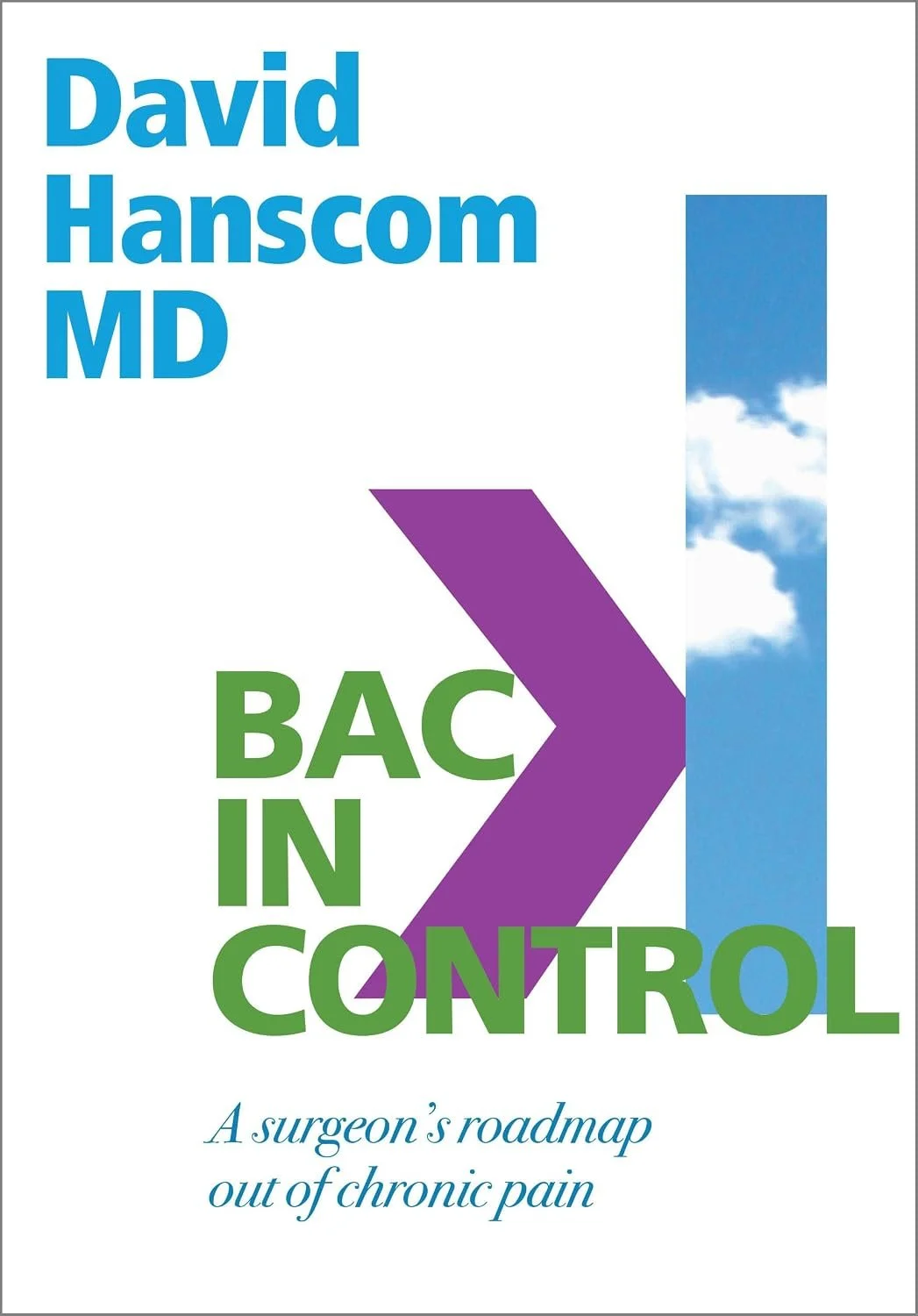 Book cover Back in Control Dr. David Hanscom
