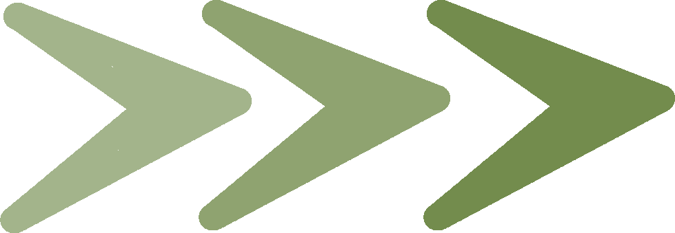 Three arrows process icon