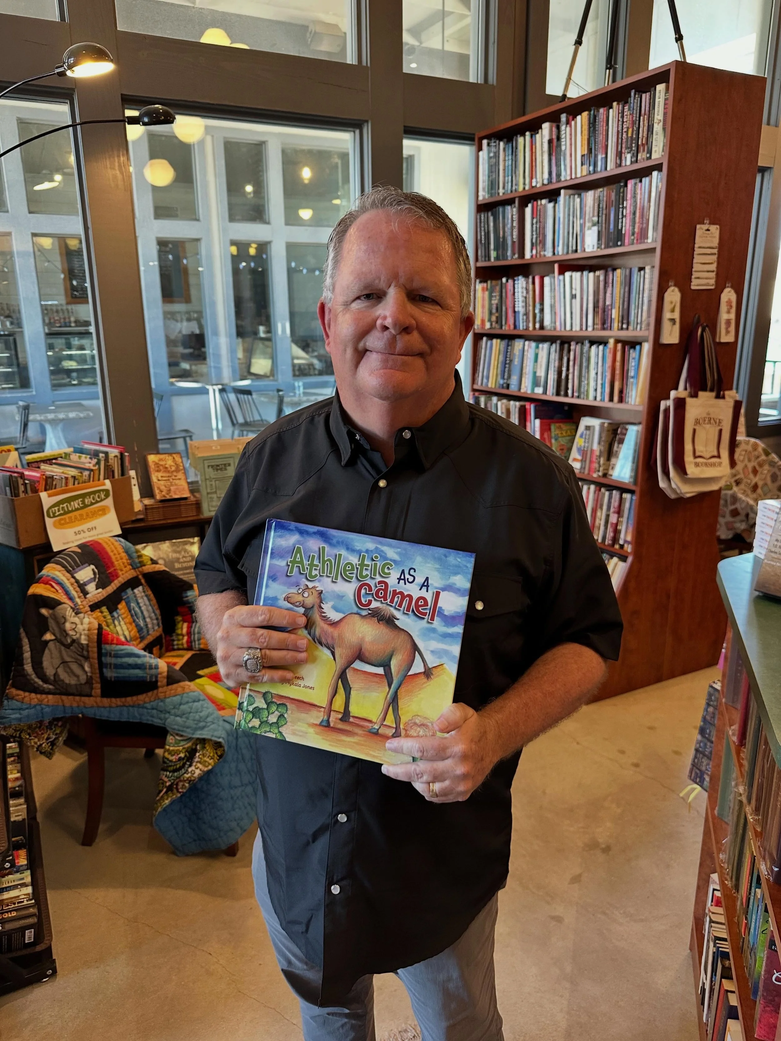 Now available by @idomaj22 &rdquo;Athletic As A Camel&rdquo;. We will host Stan Leech on June 27th from 1-3 for an in-store book signing. 

Congratulations Stan!