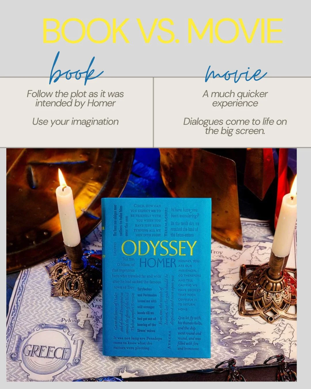 If you haven't read the book, how can you form your opinion of the movie?

Who is going to see The Odyssey this weekend?

#theboernebookshop #theodyssey #bookvsmovie #goodbooks