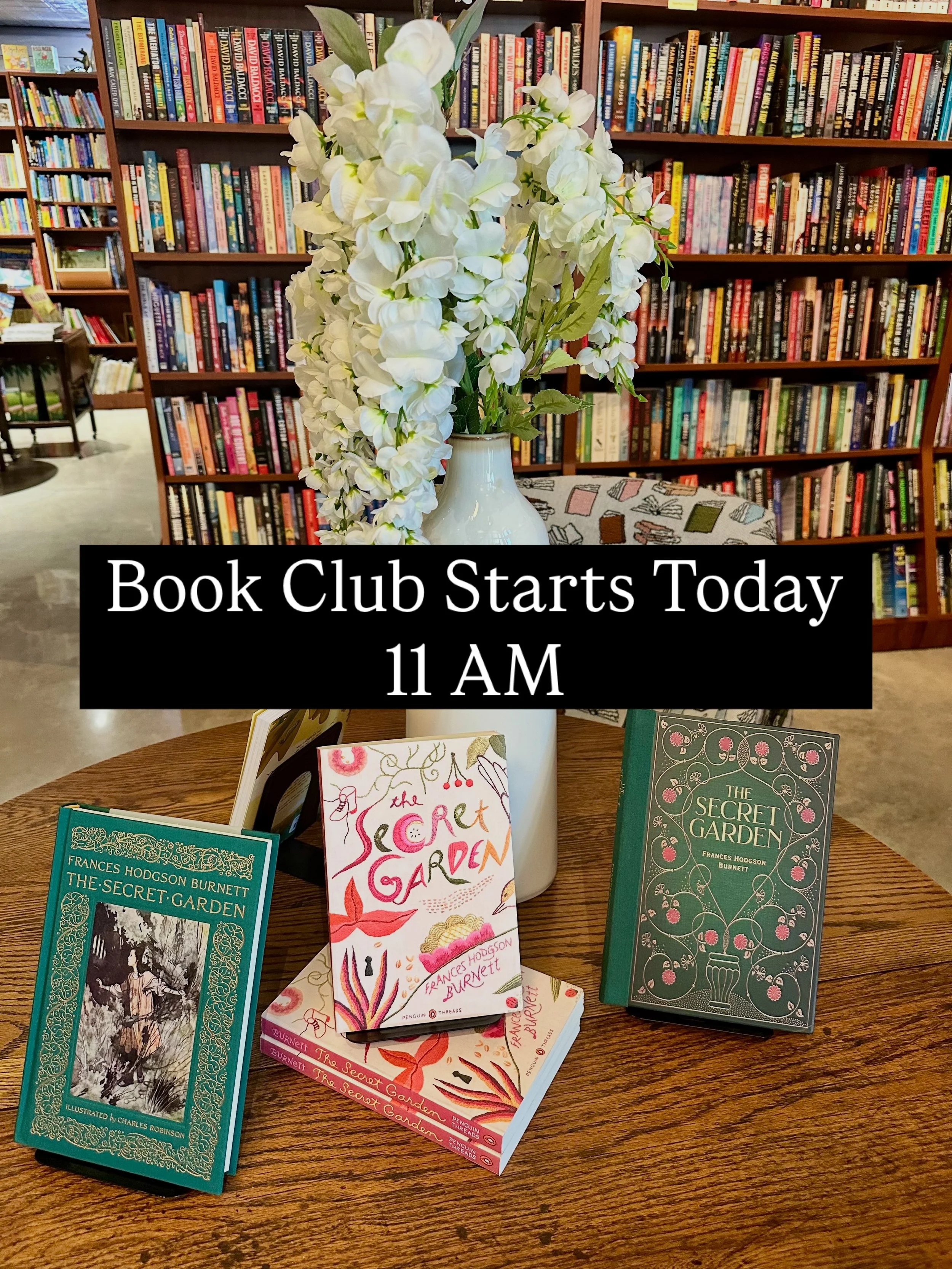 We are very excited to start &ldquo;Adults Reading Children&rsquo;s Classics&rdquo; today at 11am. If you are interested, please join us. Everyone is welcome. 🤗