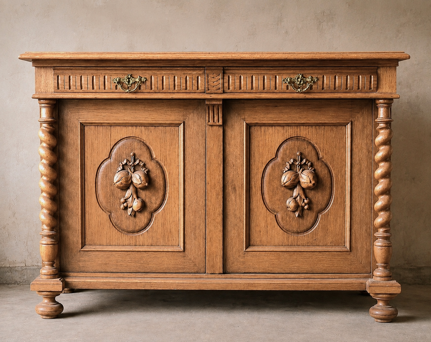 Newly made chest of drawers with professionally aged period finish by RESTORIUM
