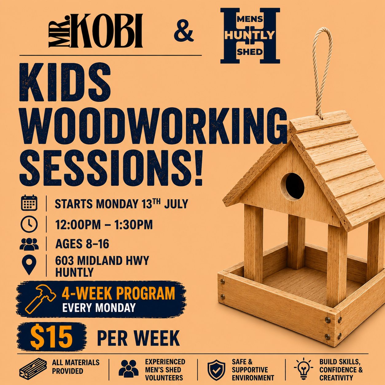 Bird Feeder Workshop