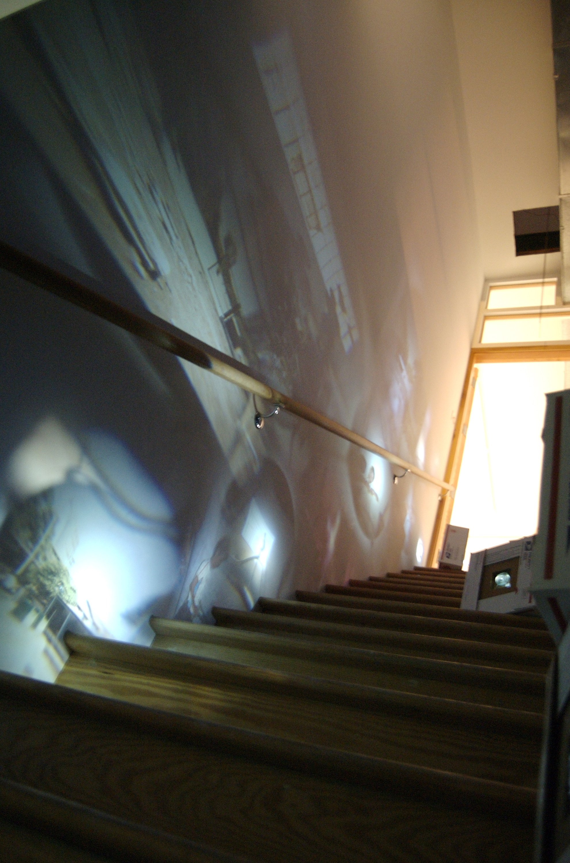Projection used in stairwell