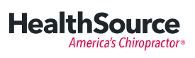 HealthSource logo with the tagline 'America's Chiropractor'