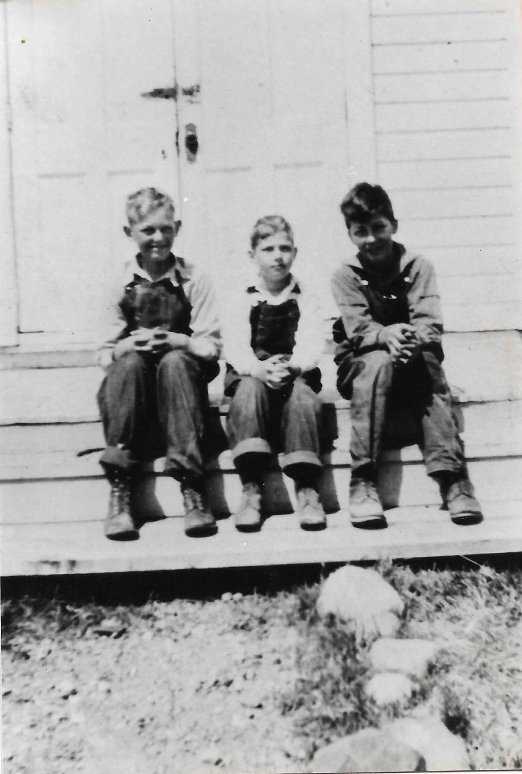Lake View Students 1932: Wendell Self, Roger Myhre, Nelson Dahlin