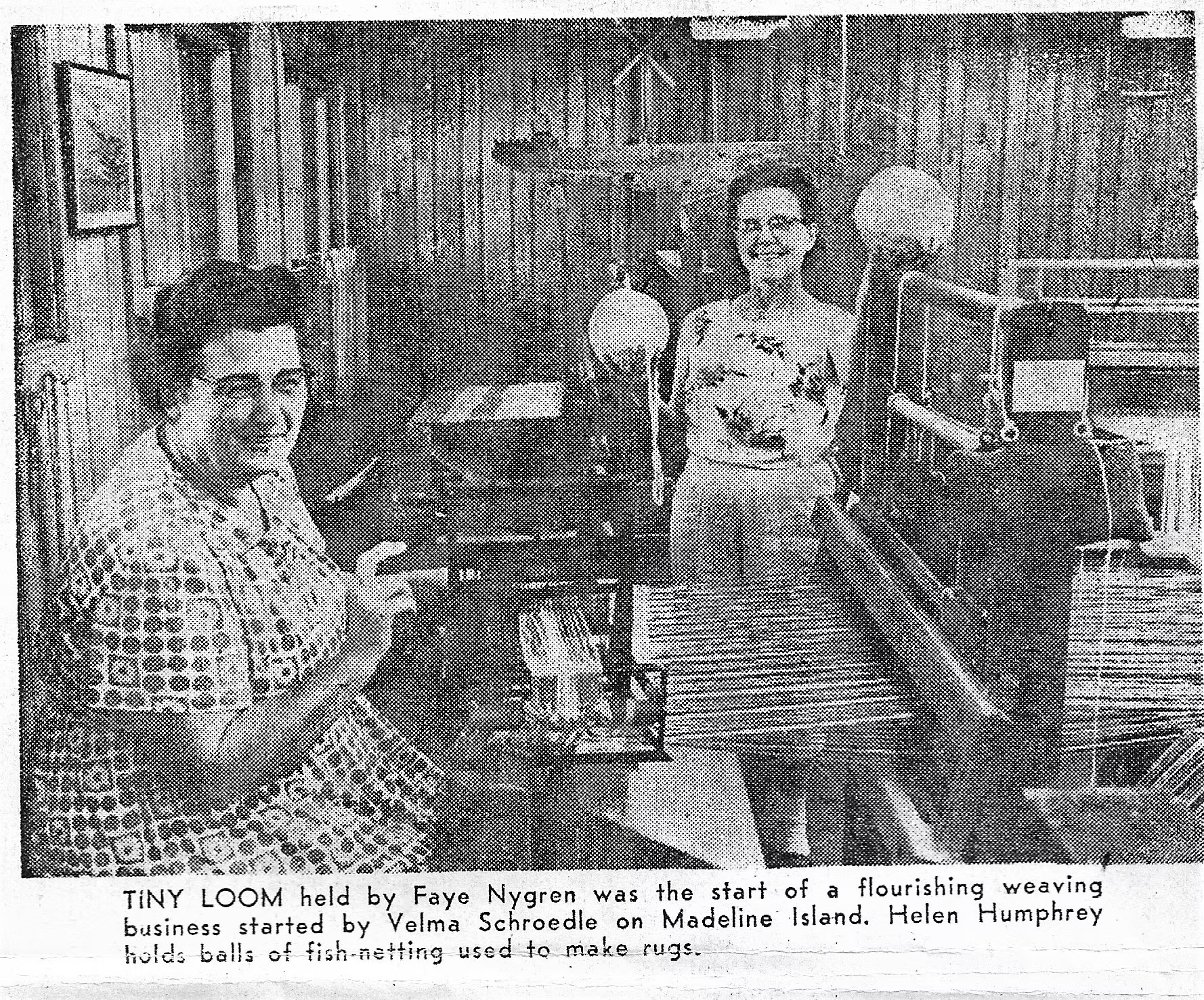 The Tiny Loom that inspired weaving at Woods Hall Craft Shop.
