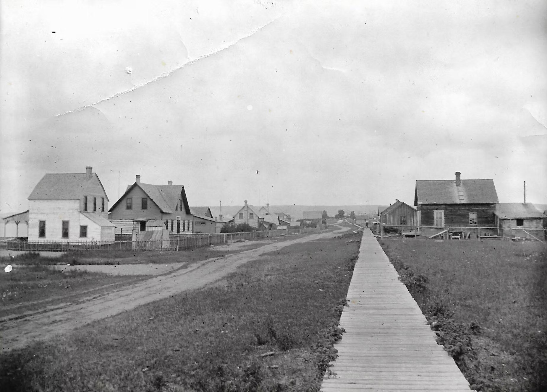 Downtown La Pointe looking west.