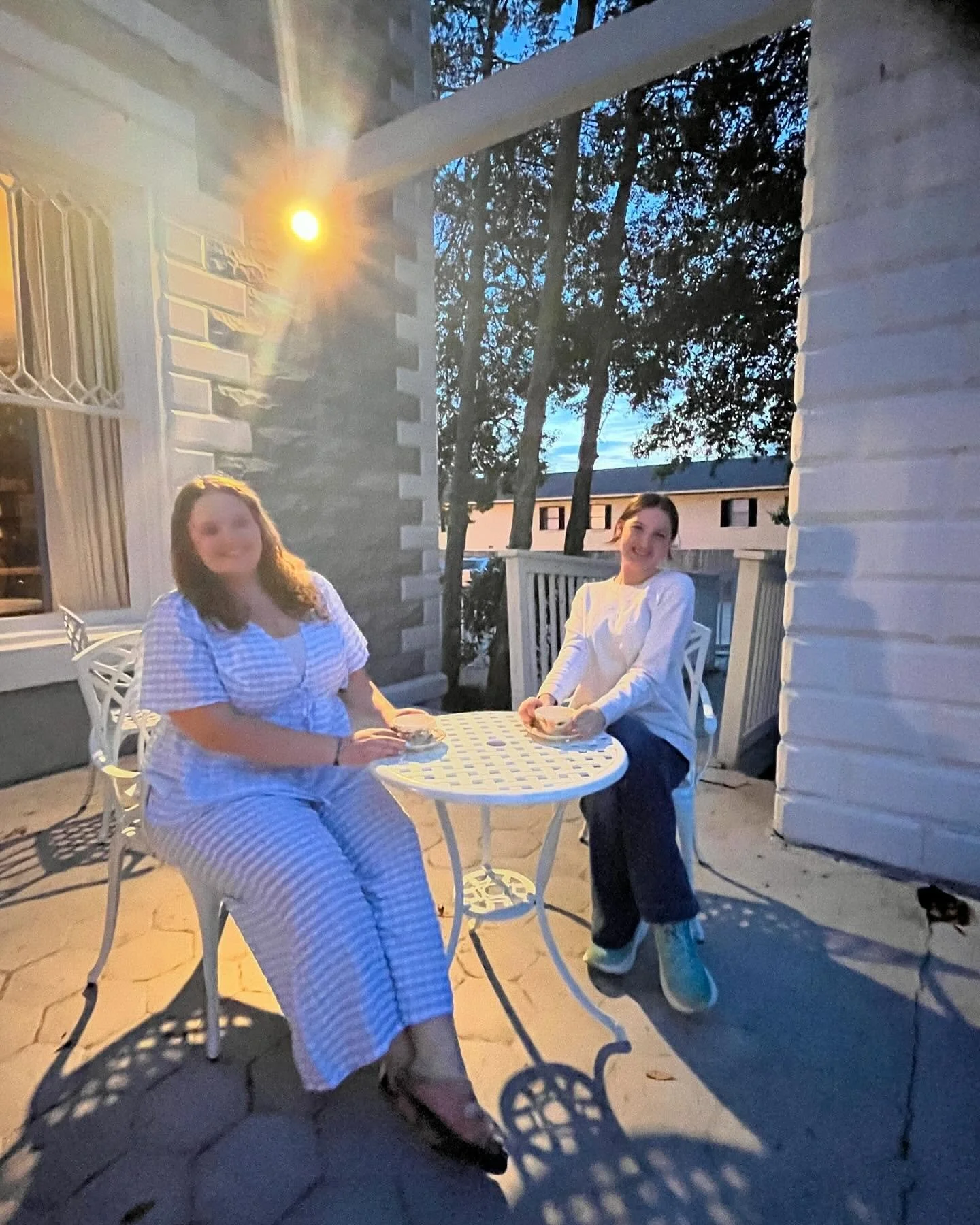 Come enjoy the beautiful porch at Greystone Teahouse!