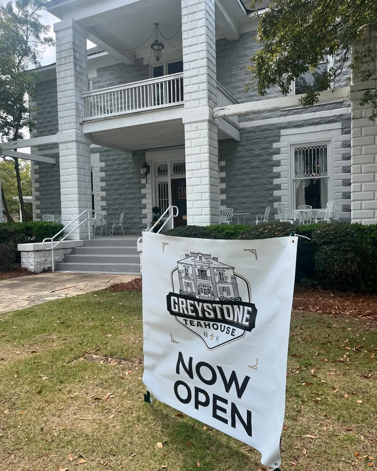 Greystone Teahouse officially open! Come see us!  434 E. Magnolia